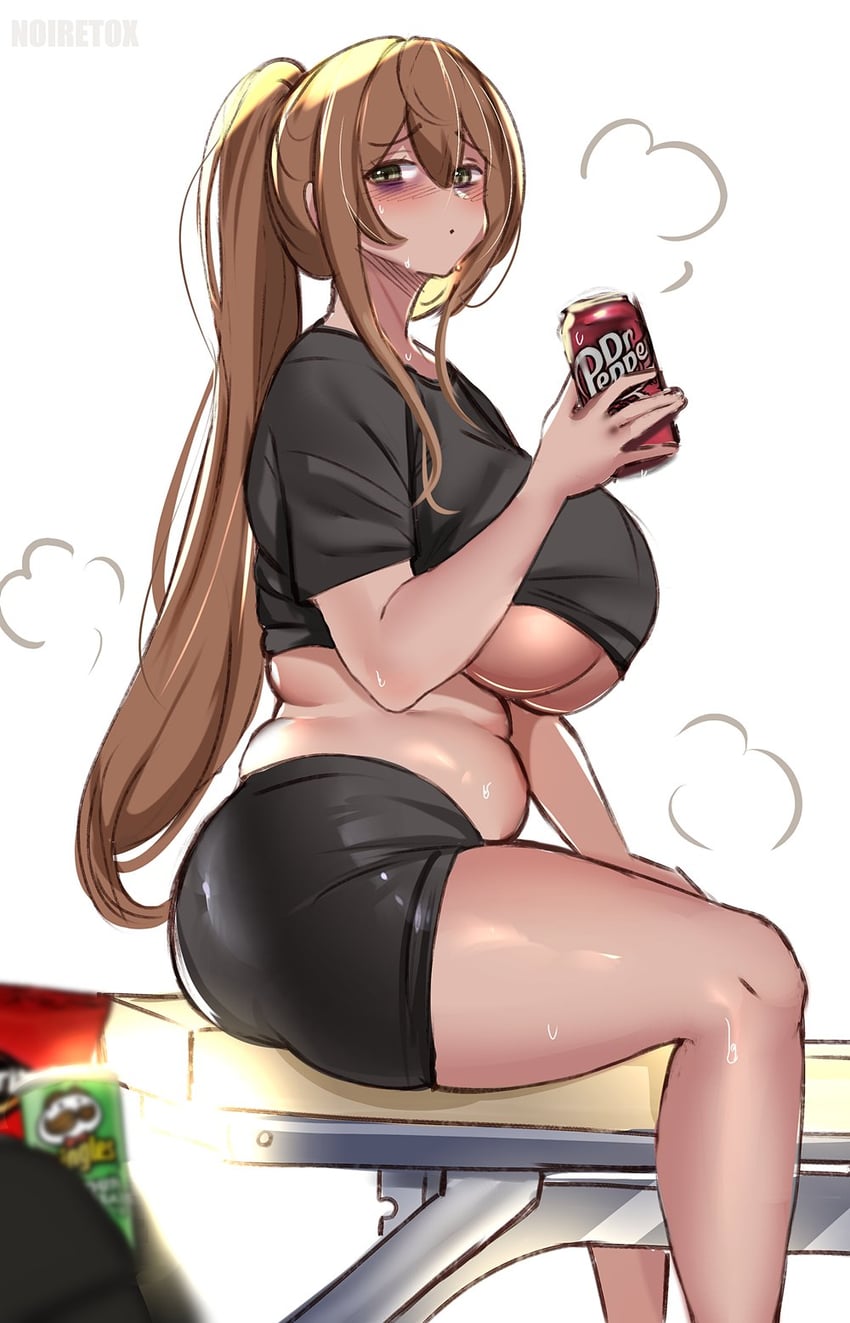 neet girl (original and 1 more) drawn by noiretox