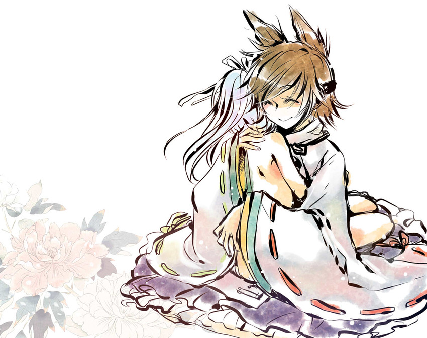 toyosatomimi no miko and mononobe no futo (touhou) drawn by mimia_(96.5)