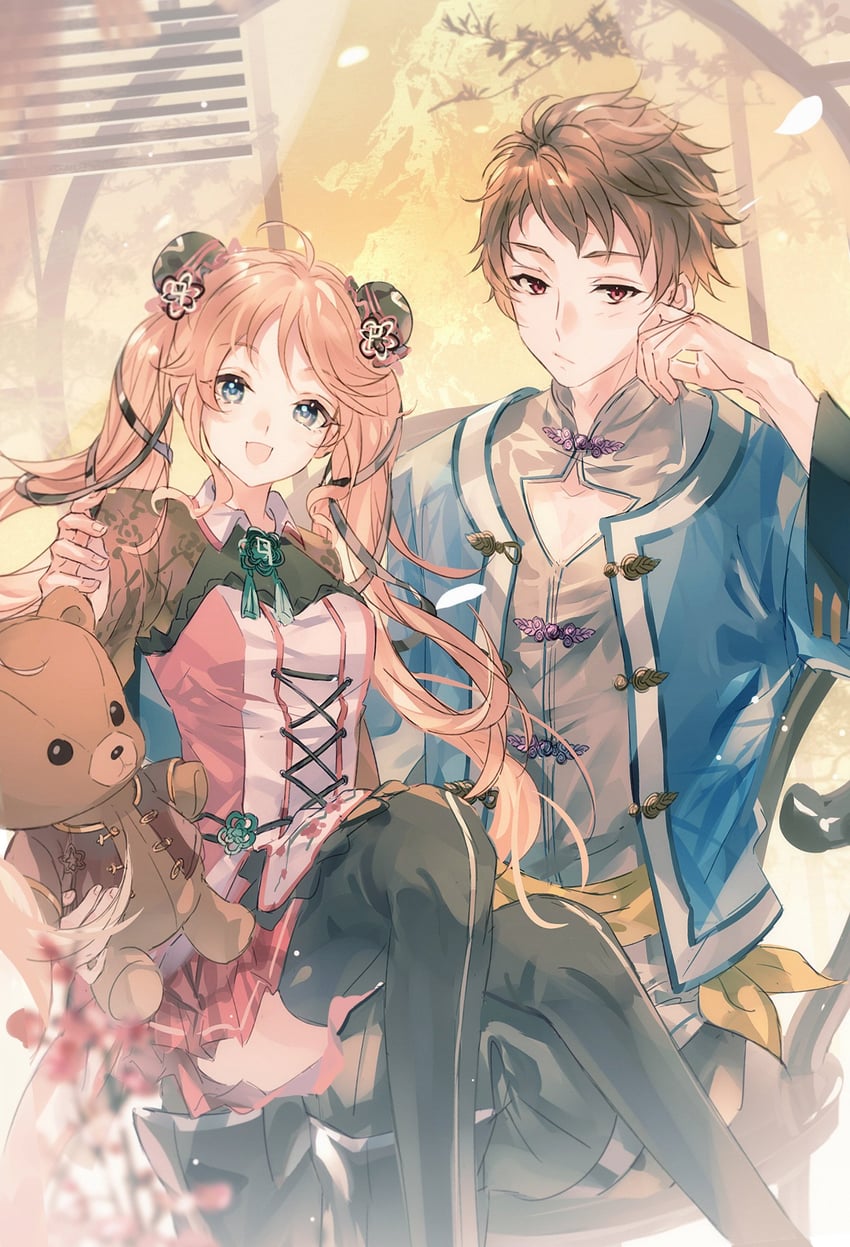 nadia rayne and swin abel (eiyuu densetsu and 3 more) drawn by haku_wi