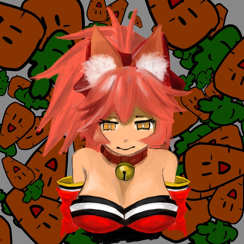 tamamo and tamamo cat (fate and 1 more) drawn by yuu_natsu_(hapiodesuyo-8986)