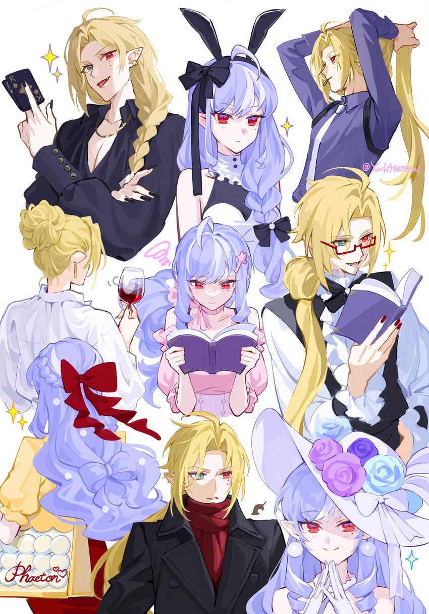 vivian banshee and hugo vlad (zenless zone zero) drawn by yurika48597221