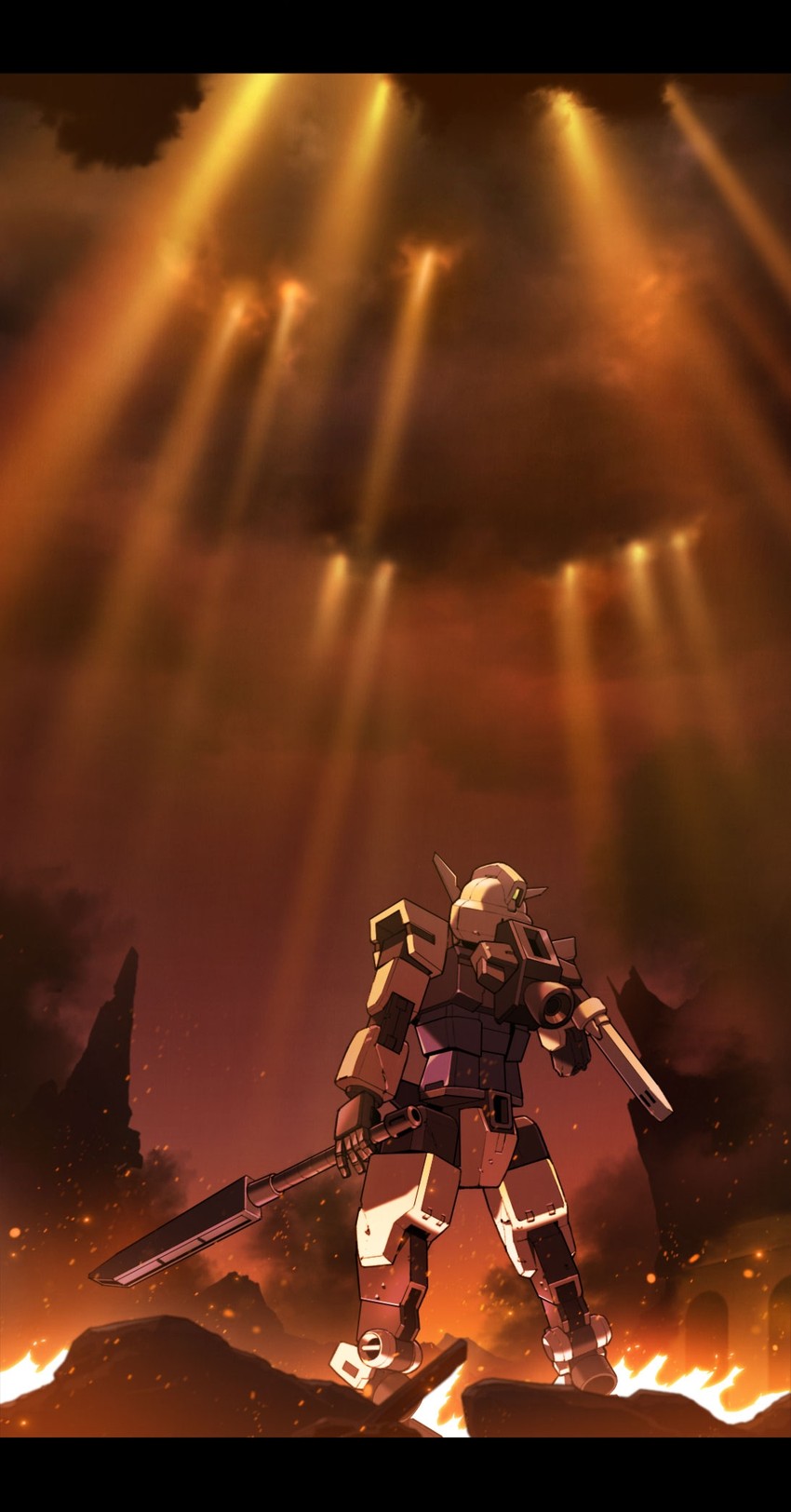 core gundam (gundam and 2 more) drawn by g.yamamoto
