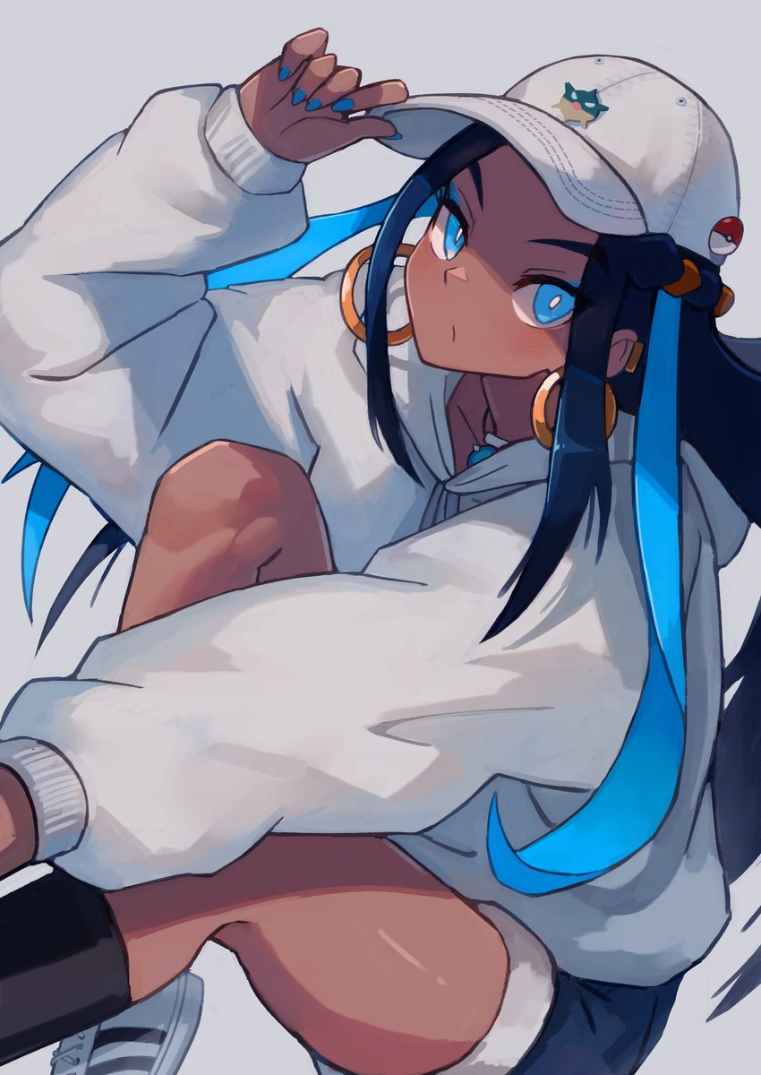 nessa and qwilfish (pokemon and 1 more) drawn by katsu_(katsupainter)