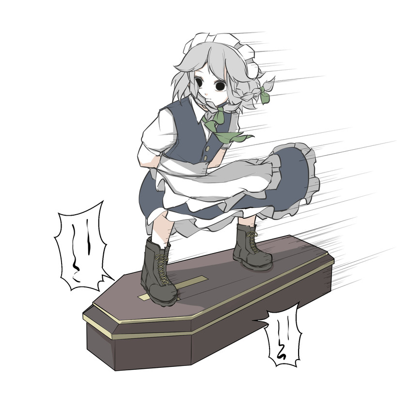 izayoi sakuya and tao pai pai (touhou and 1 more) drawn by peroponesosu.
