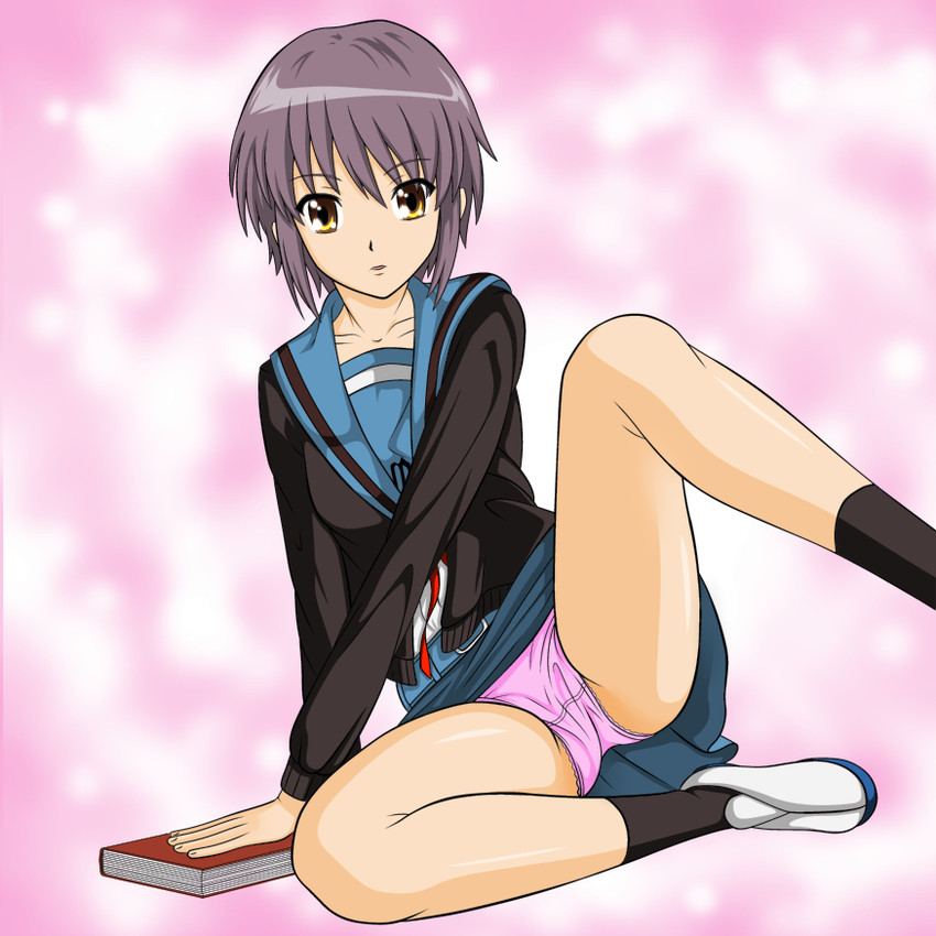 nagato yuki (suzumiya haruhi no yuuutsu) drawn by nike_(0306)