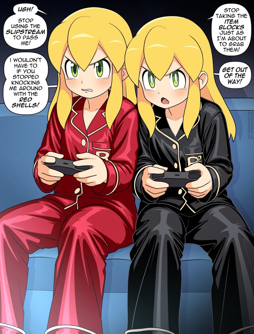 roll (mario and 3 more) drawn by nico-neko