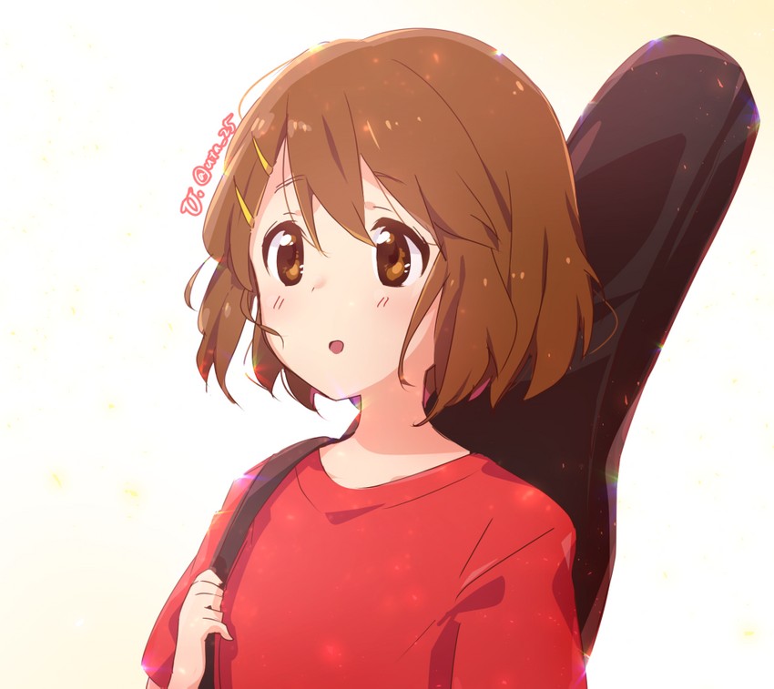 hirasawa yui (k-on!) drawn by uta_25