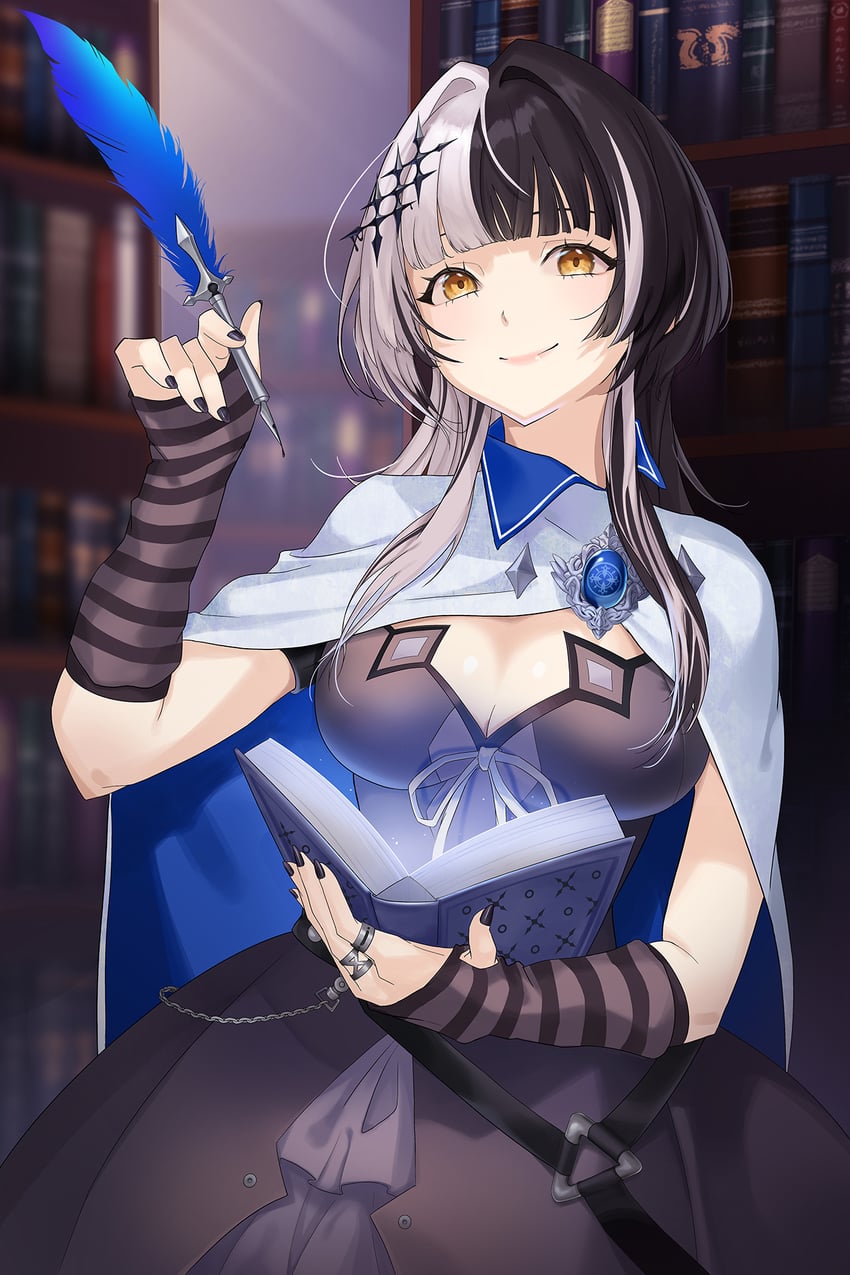 shiori novella (hololive and 2 more) drawn by matryo8