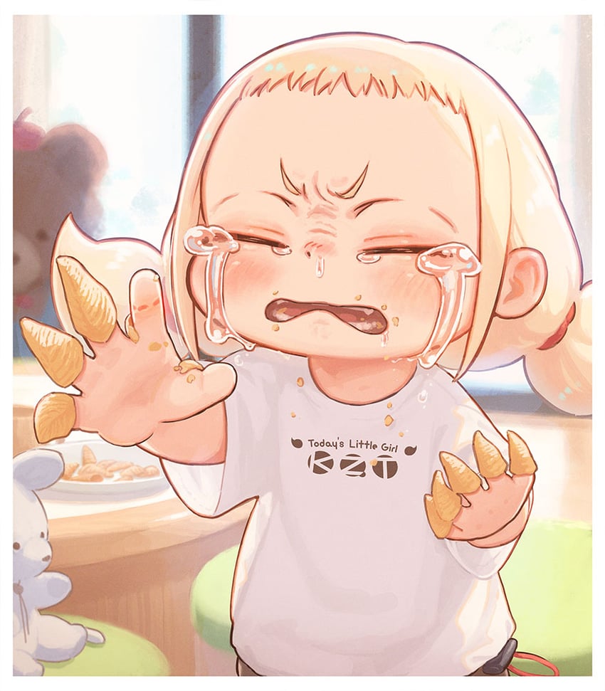 little blonde girl (original) drawn by kozato_(yu_kozato)