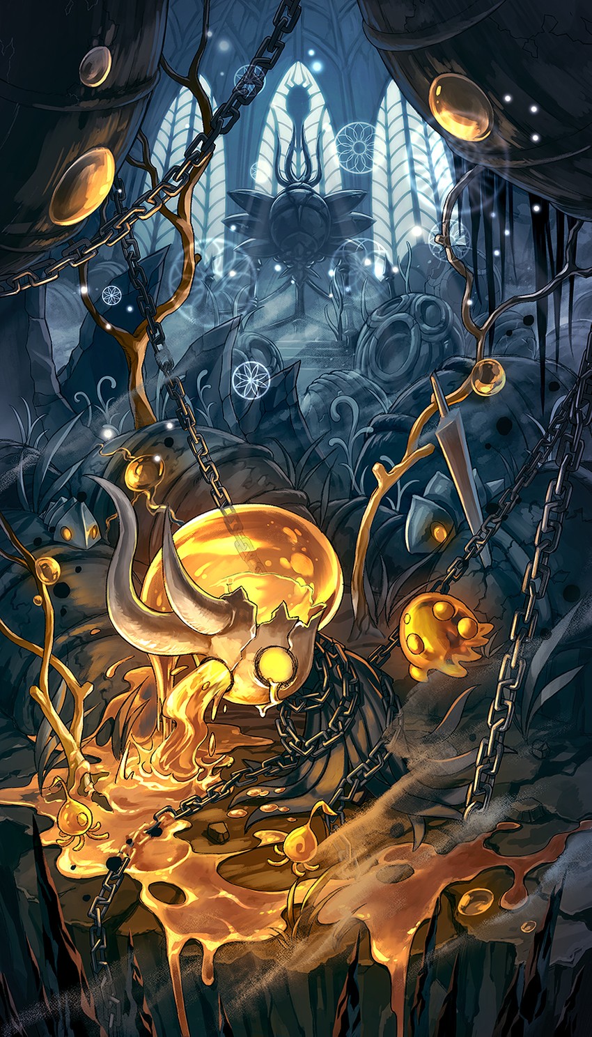 broken vessel (hollow knight) drawn by mamoru_mikokoro