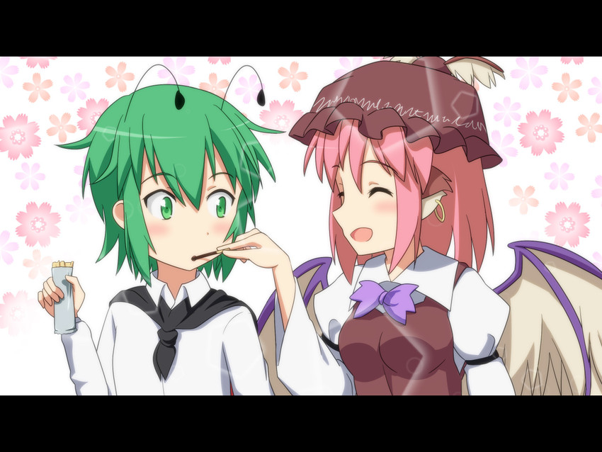 mystia lorelei and wriggle nightbug (touhou) drawn by cato_(monocatienus)