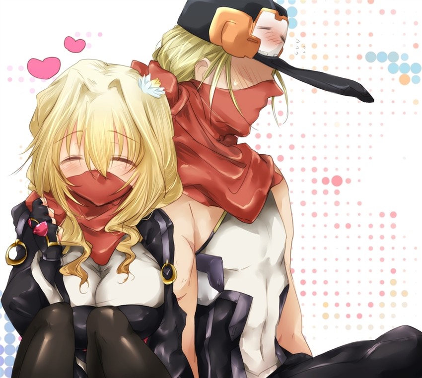 mary stuart and tenzou crossunite (kyoukaisenjou no horizon) drawn by haruki_rise