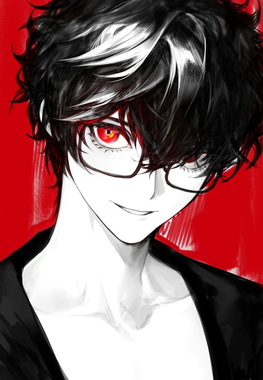 amamiya ren (persona and 1 more) drawn by nxxyxtx