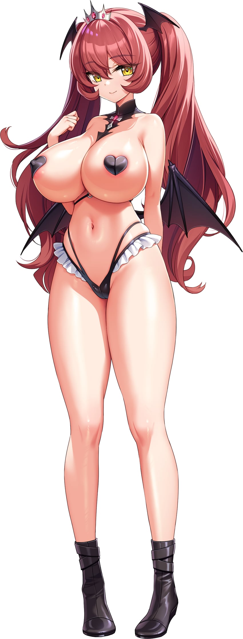 meamea fo rusalka (motto! haramase! honoo no oppai isekai oppai bunny gakuen!) drawn by derauea