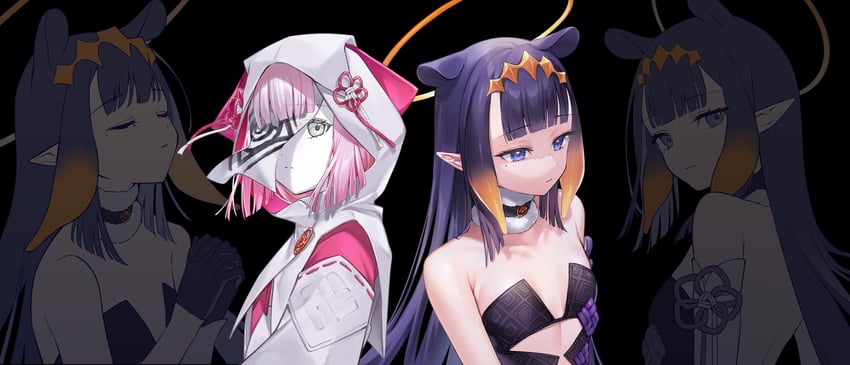 ninomae ina'nis and wahtcher (hololive and 1 more) drawn by shiao