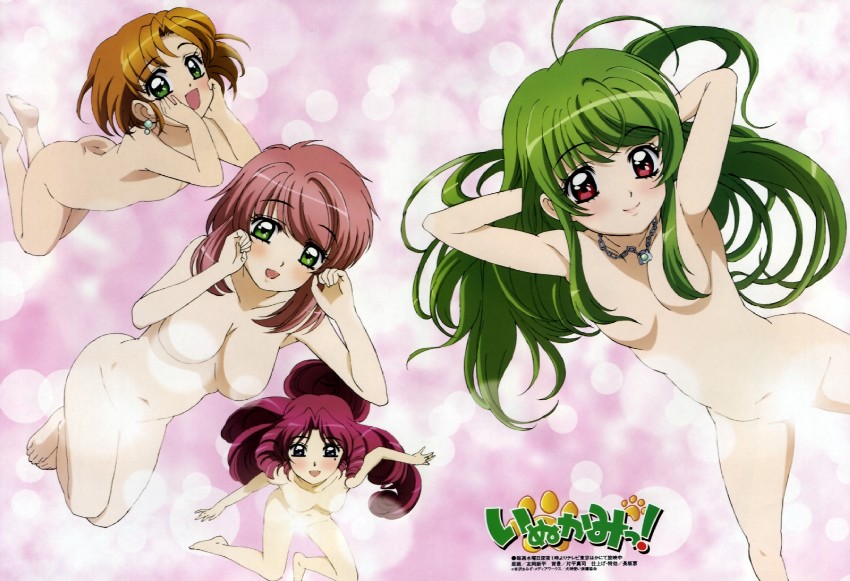 youko, nadeshiko, tomohane, and sendan (megami magazine and 1 more) drawn by tomooka_shinpei