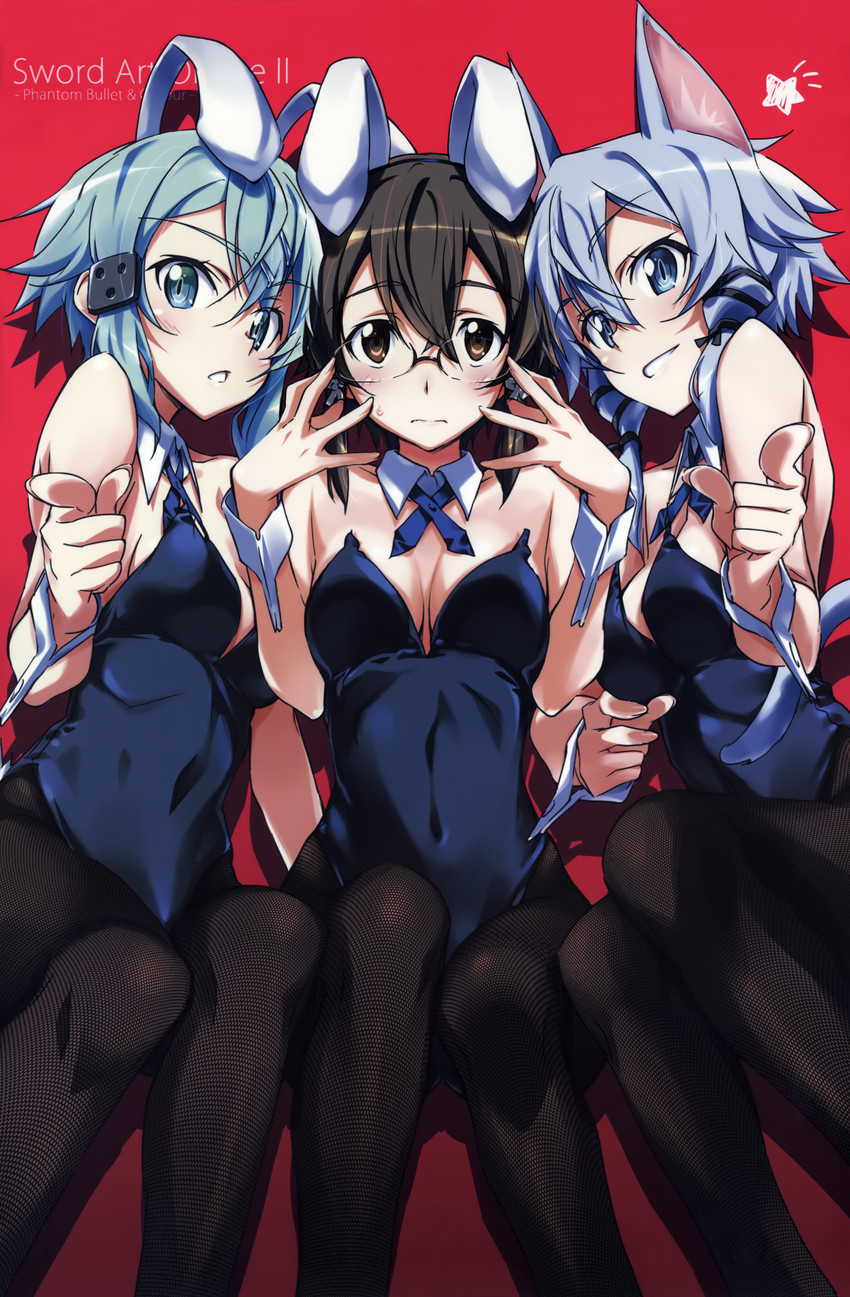 sinon and asada shino (sword art online) drawn by kurashima_tomoyasu
