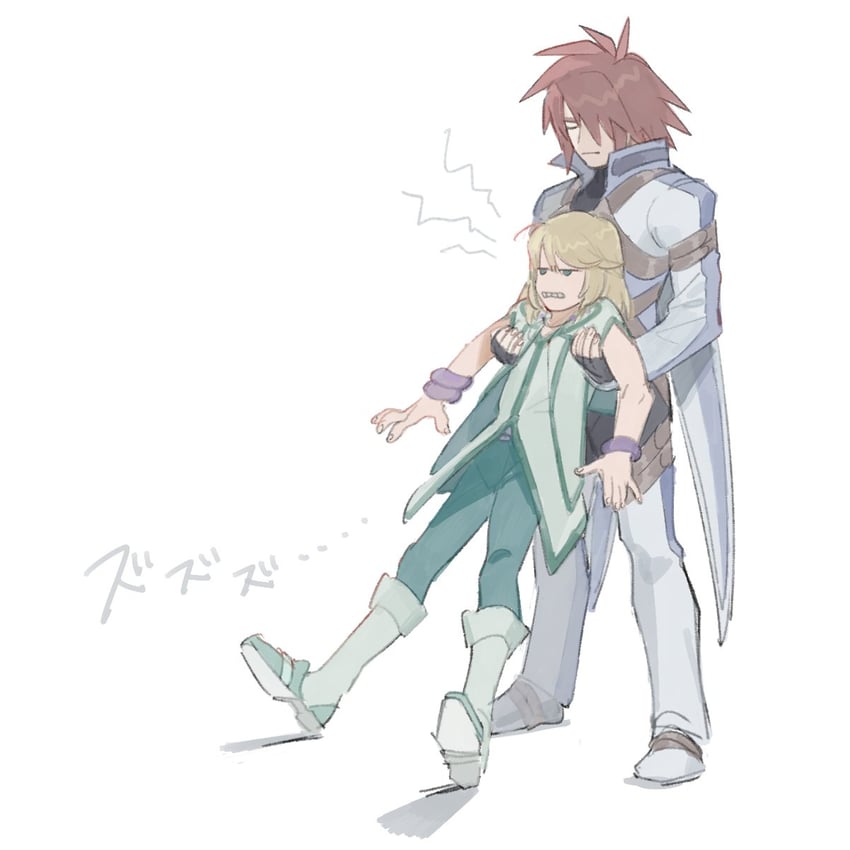 kratos aurion and mithos yggdrasill (tales of and 1 more) drawn by hcmc3163