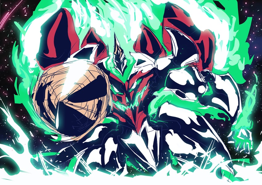 tengen toppa gurren-lagann and getter emperor (tengen toppa gurren lagann and 2 more) drawn by lectermurasaki