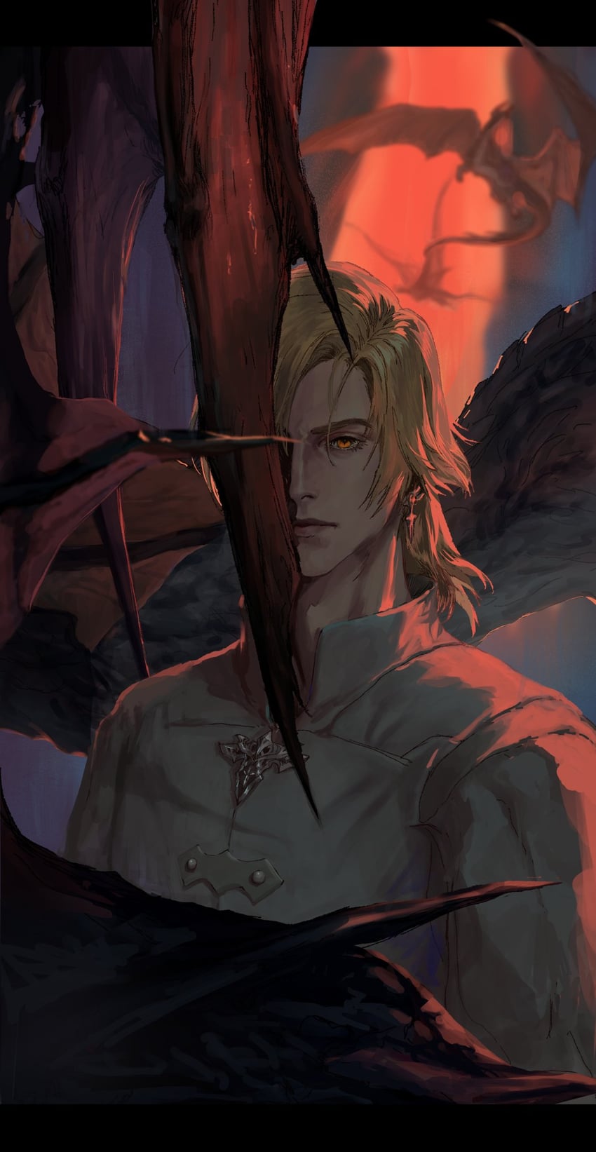 dion lesage (final fantasy and 1 more) drawn by wengc_imm