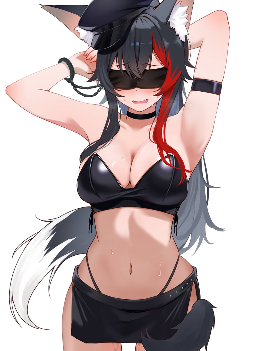 ookami mio (hololive and 1 more) drawn by micon