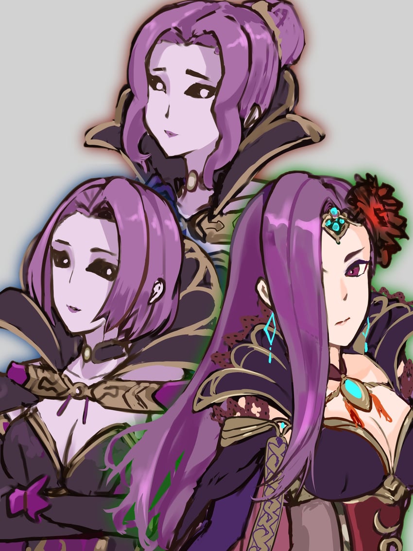 hestia, marla, and sonya (fire emblem and 2 more) drawn by graffiti_uthn