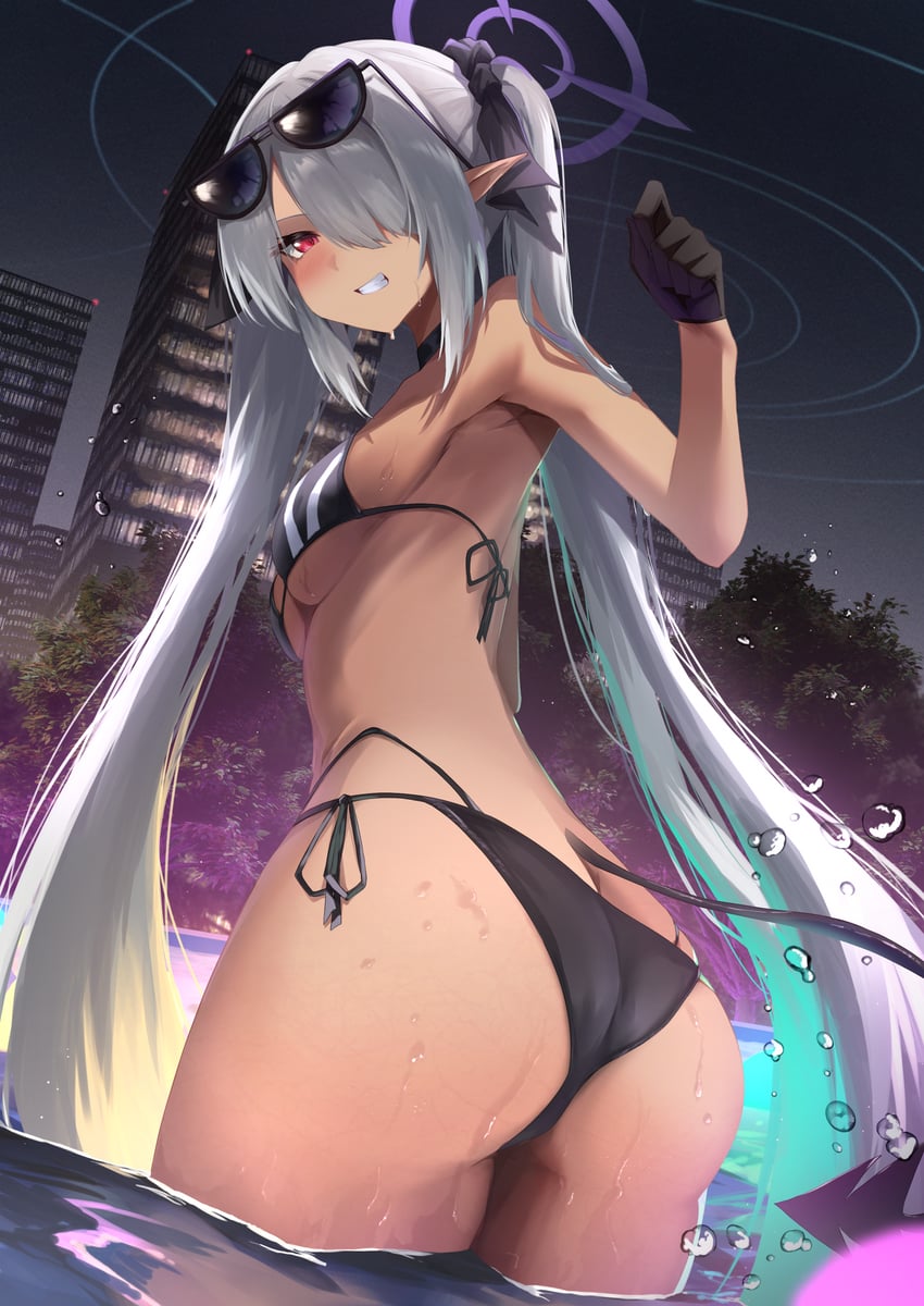 iori (blue archive) drawn by amane_sora
