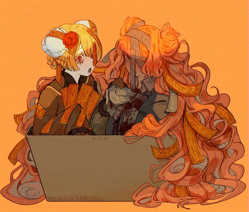ishmael and don quixote (project moon and 1 more) drawn by kiyo_(mistlilykyo)