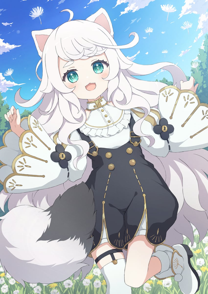 fuwawa chiwa (indie virtual youtuber) drawn by tyomimas