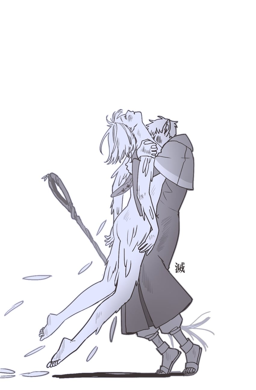 marcille donato and falin touden (dungeon meshi) drawn by tarock_comm