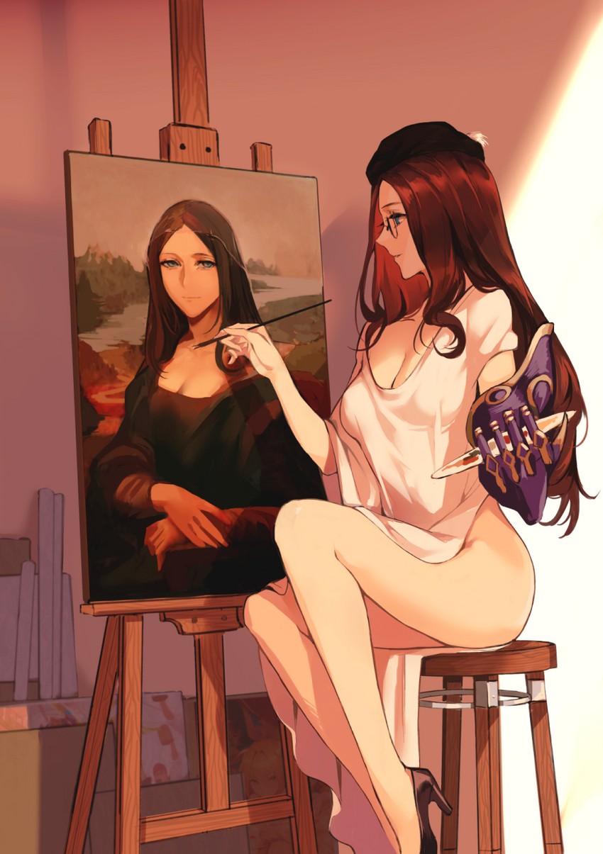 leonardo da vinci (fate and 2 more) drawn by reroi