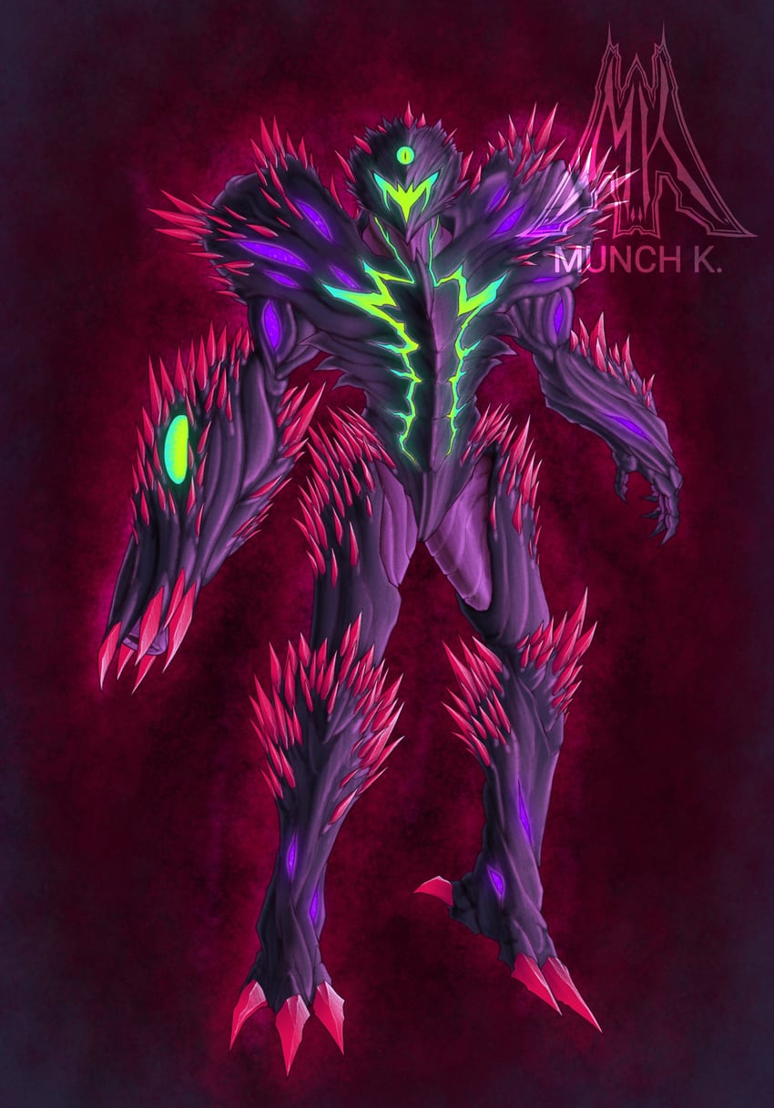 samus aran and dharkon (super smash bros. and 1 more) drawn by munch_k