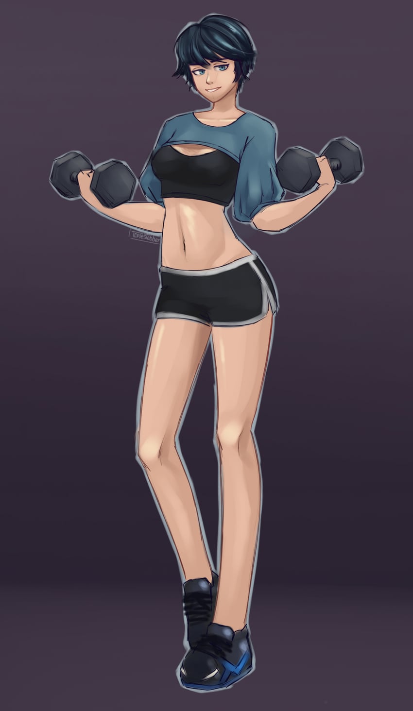 silvia piquet (black survival and 1 more) drawn by triple_stabber