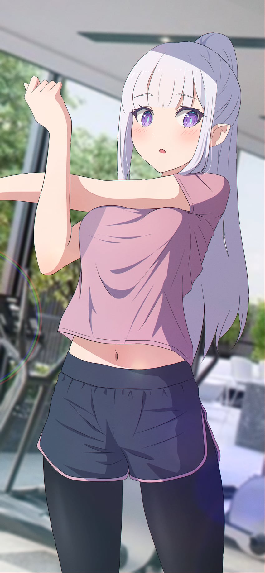 emilia (re:zero kara hajimeru isekai seikatsu) drawn by na-suke