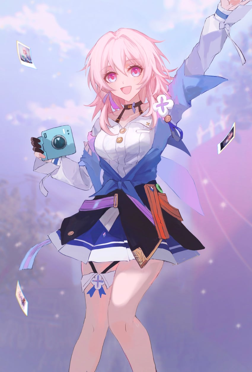 march 7th (honkai and 1 more) drawn by fu_ga_(vivi912912)