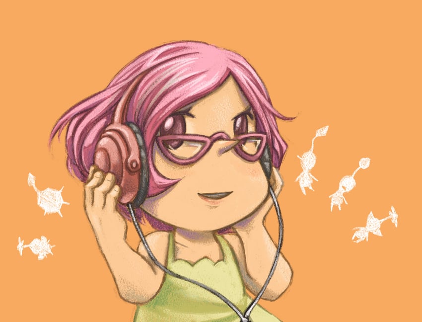 red pikmin, yellow pikmin, blue pikmin, winged pikmin, rock pikmin, and 1 more (pikmin) drawn by naru_(wish_field)