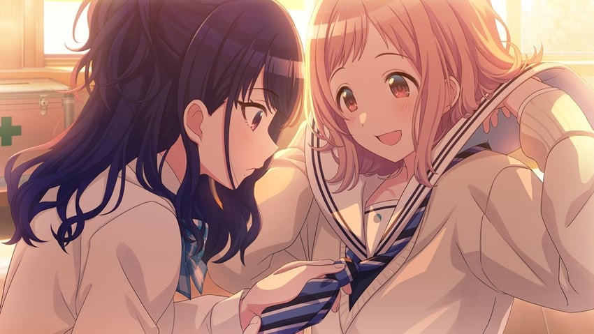 sakuragi mano and kazano hiori (idolmaster and 1 more)