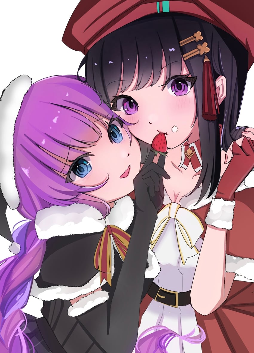 date akari and nikaidou misato (heaven burns red) drawn by haku_hatu_112