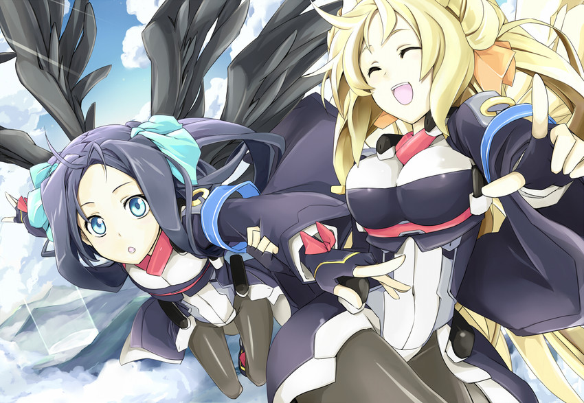 margot knight and malga naruze (kyoukaisenjou no horizon) drawn by toromera