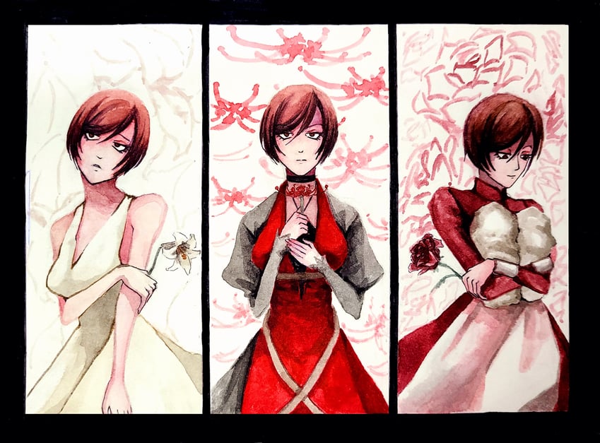 meiko, gretel, meta salmhofer, and hansel (vocaloid and 4 more) drawn by meta28050