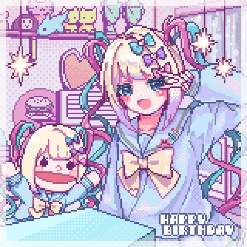 chouzetsusaikawa tenshi-chan (needy girl overdose) drawn by obake_yura