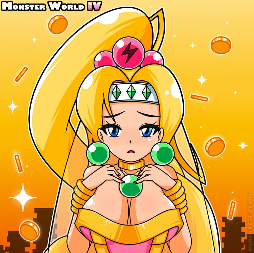 queen of rapadagna and purapril xiii (monster world and 3 more) drawn by xbuster