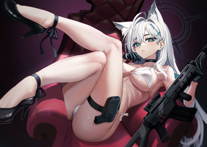 shiroko and shiroko terror (blue archive) drawn by stone_(ksorede)
