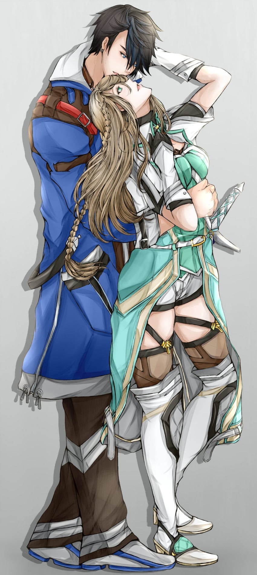 van arkride and elaine auclair (eiyuu densetsu and 1 more) drawn by silenia