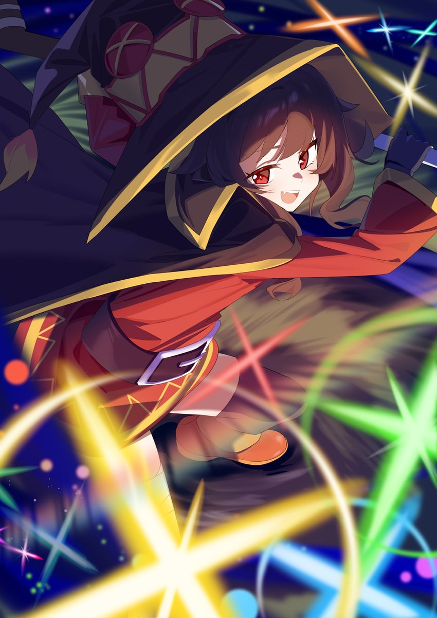megumin (kono subarashii sekai ni shukufuku wo!) drawn by wako_(1194433260)