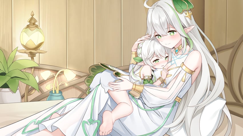 nahida and rukkhadevata (genshin impact) drawn by nomi_(user_wtkc5253)