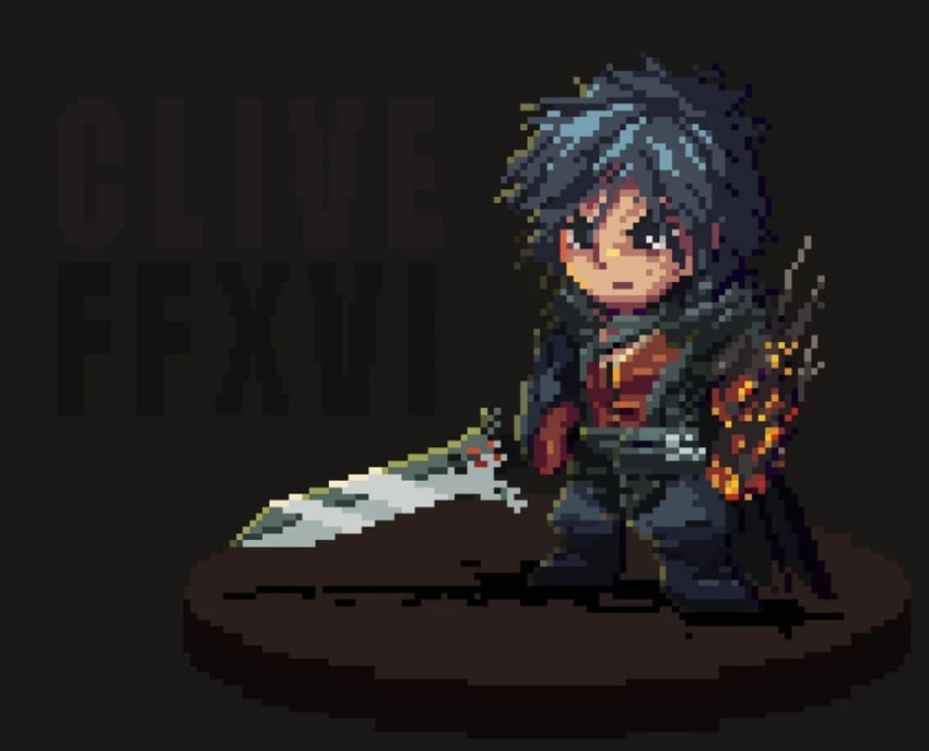 clive rosfield (final fantasy and 1 more) drawn by zipflop