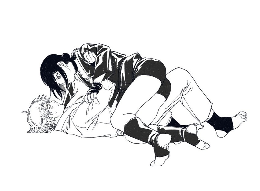 denji and reze (chainsaw man) drawn by nazo_no_hito