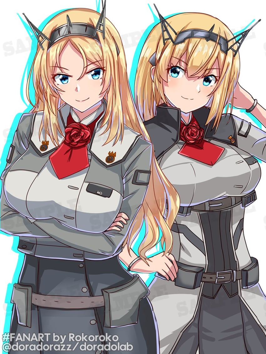 nelson, rodney, and rodney kai (kantai collection) drawn by roko_roko_(doradorazz)