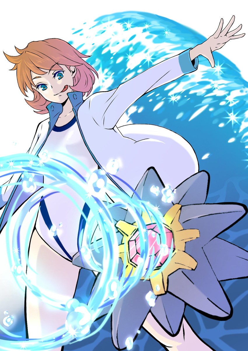 misty and starmie (pokemon and 1 more) drawn by bunny_(n7n7m3-1027)